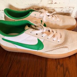 Nike Green and White Athletic Shoes